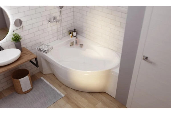 Акриловая ванна Marka One Ergonomika 01эрг17511л 158-175x110 L асимметричная, пристенная
