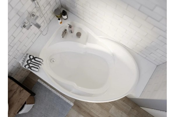Акриловая ванна Marka One Ergonomika 01эрг17511л 158-175x110 L асимметричная, пристенная