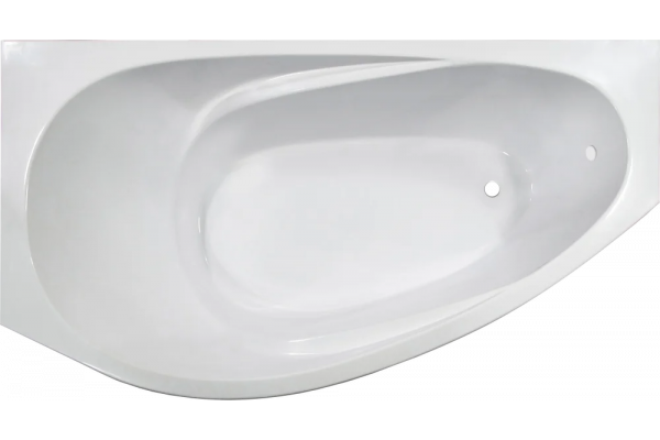 Ванна из искусственного камня Marmo Bagno Турин 170x95 левая асимметричная, пристенная