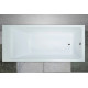 Ванна из искусственного камня Marmo Bagno Алесса 170x75 прямоугольная, объем 230 л.