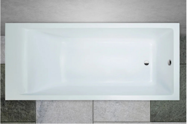 Ванна из искусственного камня Marmo Bagno Алесса 170x70 прямоугольная, объем 200 л.