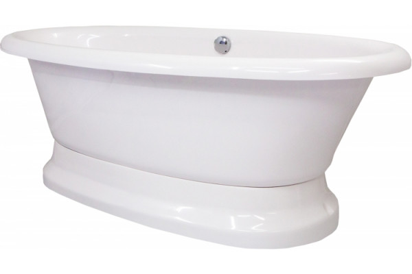 Ванна из искусственного камня Marmo Bagno Аззуро 180x90 отдельностоящая, овальная