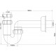 Сифон для мойки McAlpine MRSK14 белый