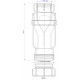 Сифон для раковины McAlpine MRNRV50-PB белый