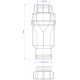 Сифон для раковины McAlpine MRNRV40 белый