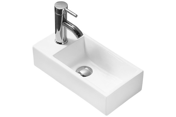 Рукомойник Melana MLN-7782B L прямоугольная, цвет белый