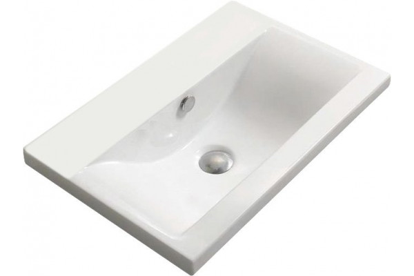 Раковина Melana 9393 (S60 Х)-805 прямоугольная, цвет белый, на столешницу