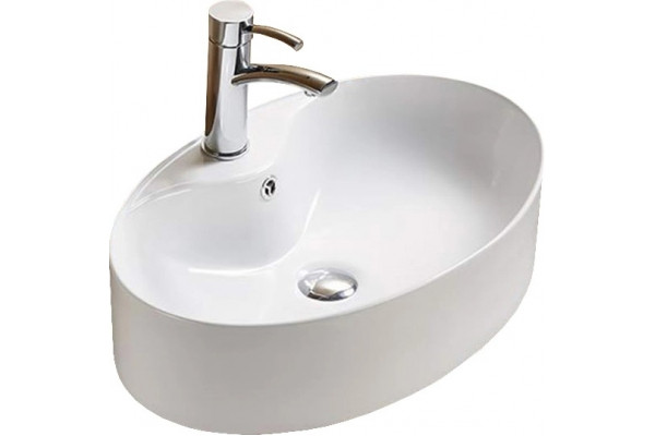 Раковина Melana 320301-805 55 см овальная, цвет белый, на столешницу