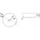 Рукомойник Melana 320300-805 круглая, цвет белый, на столешницу