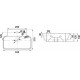 Рукомойник Melana 320308-805 прямоугольная, цвет белый