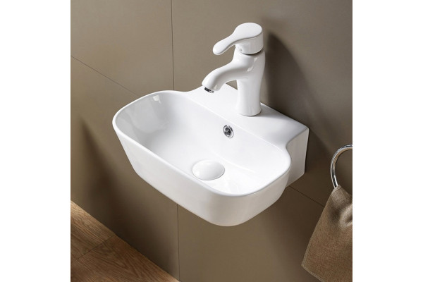 Рукомойник Melana 320308-805 прямоугольная, цвет белый