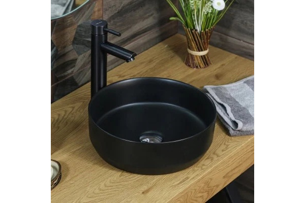 Раковина Melana 320357MB-805 черная цвет черный