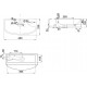 Рукомойник Melana 7946L-805 цвет белый
