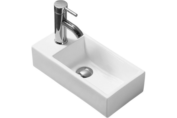 Рукомойник Melana MLN-9048DR цвет белый, прямоугольная