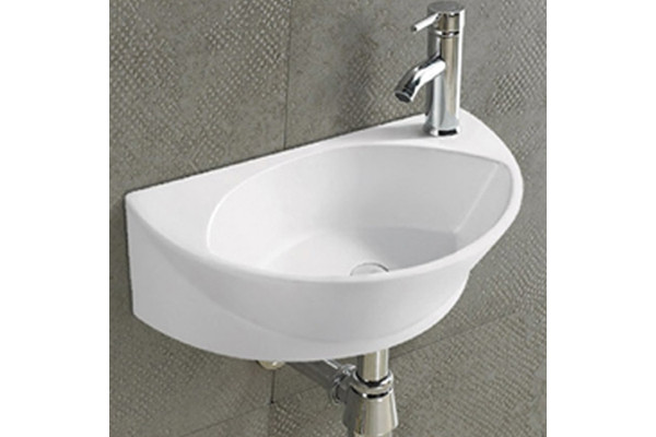 Рукомойник Melana MLN-7717X цвет белый, полукруглая