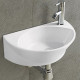 Рукомойник Melana MLN-7717X цвет белый, полукруглая