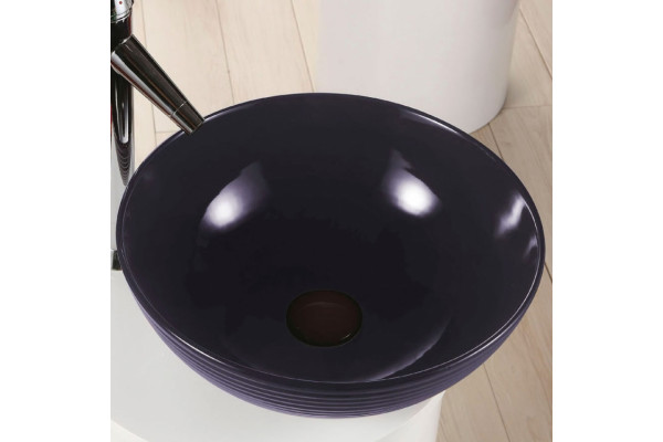 Рукомойник Melana MLN-T4004-B9 фиолетовый на столешницу, круглая