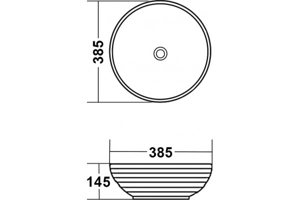 Рукомойник Melana MLN-T4004-B9 фиолетовый на столешницу, круглая