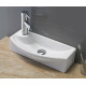 Рукомойник Melana 805-7946R цвет белый, полукруглая