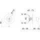 Смеситель Migliore Dallas ML.DLS-6830.DO С ВНУТРЕННЕЙ ЧАСТЬЮ, для душа, золото, однорычажный