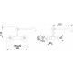 Смеситель Migliore Princeton Plus ML.CUC-8052.BR для кухонной мойки, бронза, двухвентильный, длина излива 30.5 см