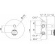Смеситель Migliore Reversa 28191 С ВНУТРЕННЕЙ ЧАСТЬЮ, для ванны с душем, хром, двухвентильный