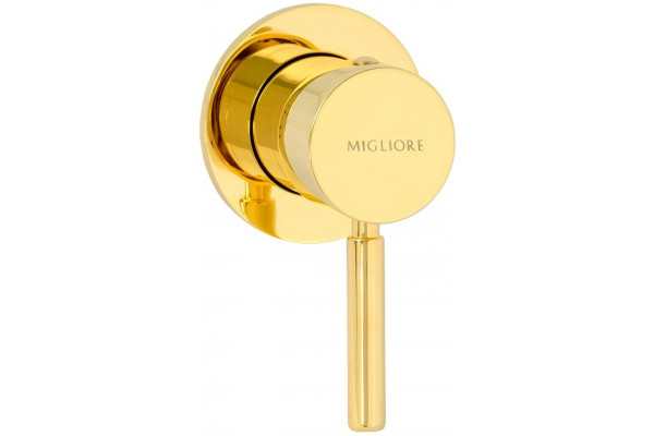 Смеситель Migliore Fortis Gold 27985 С ВНУТРЕННЕЙ ЧАСТЬЮ, для душа, однорычажный, золото
