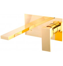 Смеситель Migliore Kvant Gold 25396 С ВНУТРЕННЕЙ ЧАСТЬЮ, для раковины, однорычажный, золото