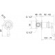 Смеситель Migliore Maya ML.MAY-8930.DO для душа, золото, однорычажный
