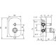 Смеситель Migliore Maya ML.MAY-8972.BR для ванны с душем, бронза, однорычажный