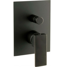 Смеситель Migliore Kvant 30439 С ВНУТРЕННЕЙ ЧАСТЬЮ, для ванны с душем, черный, однорычажный