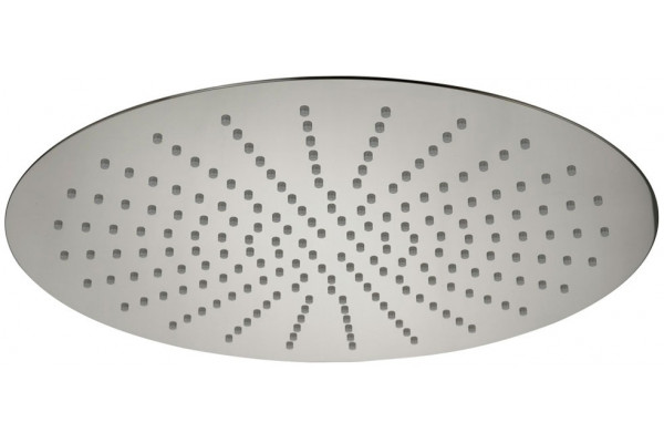 Верхний душ Migliore Rimini 29661 inox, антикальций, хром, штанга 4.5 см, размер 40 см