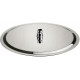 Верхний душ Migliore Rimini 29661 inox, антикальций, хром, штанга 4.5 см, размер 40 см