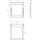 Зеркало Migliore Kantri 97x110, decape sabbia