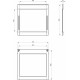Зеркало Migliore Kantri 26693 112x110, decape sabbia