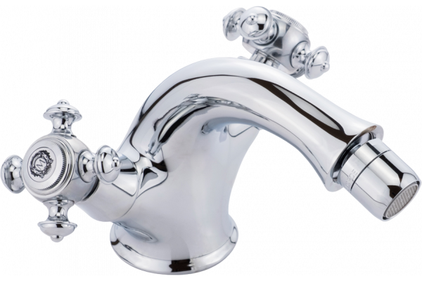 Смеситель для биде Migliore Prestige 27255 хром двухвентильный, высота излива 8.5 см
