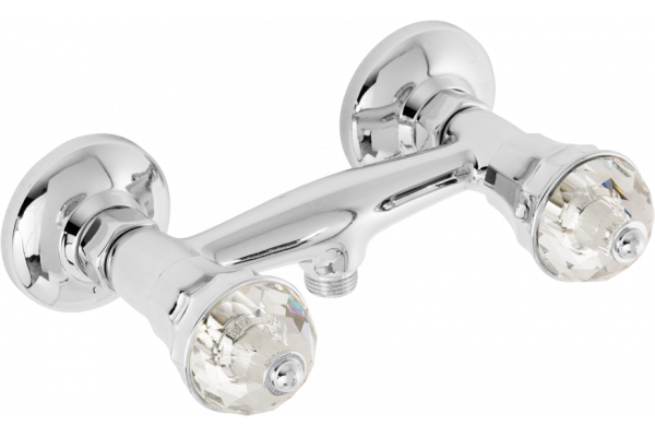 Смеситель для душа Migliore Prestige Crystal 28007 хром двухвентильный