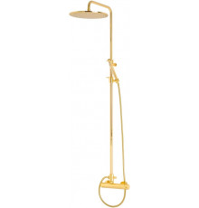 Душевая стойка Migliore Fortis Gold 31840 золото, штанга 158.5 см