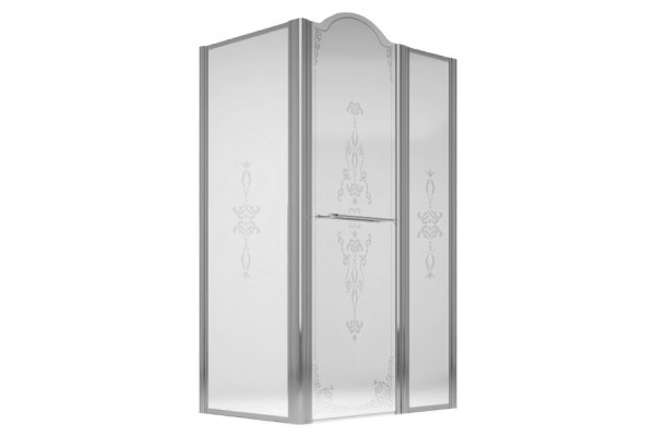 Душевой уголок Migliore Diadema ML.DDM-22.281.ST.CR прямоугольный, двери распашные