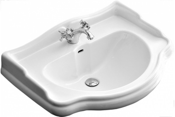 Раковина Migliore Bella ML.BLL-25.069.BI цвет белый, полукруглая