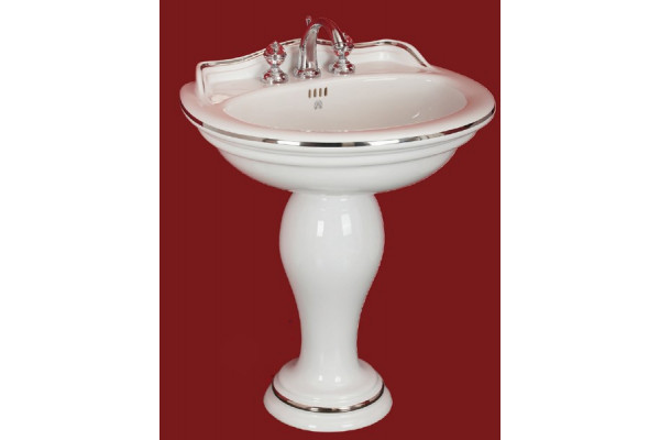 Раковина Migliore Milady ML.MLD-25.773.D2.PL полукруглая,  в стиле ретро