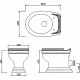 Чаша для унитаза с высоким бачком Migliore Milady ML.MLD-25.701.D2.PL, овальный, 40x56 см