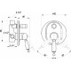 Смеситель Migliore Oxford ML.OXF-6372 Bi Do С ВНУТРЕННЕЙ ЧАСТЬЮ однорычажный, золото