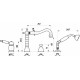 Смеситель Migliore Oxford ML.OXF-6355 Bi Do на борт ванны однорычажный, золото
