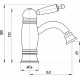 Смеситель Migliore Oxford ML.OXF-6325 Bi CsCr для биде однорычажный, хром