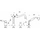 Смеситель Migliore Oxford ML.OXF-6355 Bi CrDo на борт ванны однорычажный, длина излива 24 см
