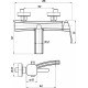 Смеситель Migliore Mercury ML.MRC-8702 Cr для ванны с душем, однорычажный, хром