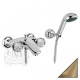 Смеситель Migliore Axo Swarovski ML.AXO-602F Br для ванны с душем, двухвентильный, бронза