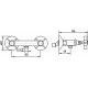 Смеситель Migliore Princeton ML.PRN-846 Cr для душа двухвентильный, хром
