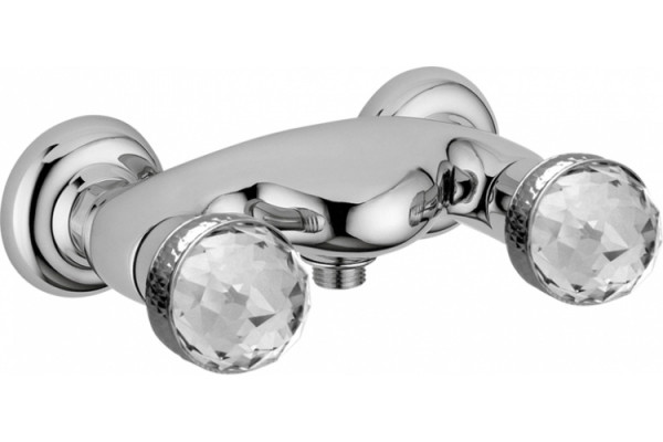 Смеситель Migliore Axo Swarovski ML.AXO-646F Cr для душа двухвентильный, хром